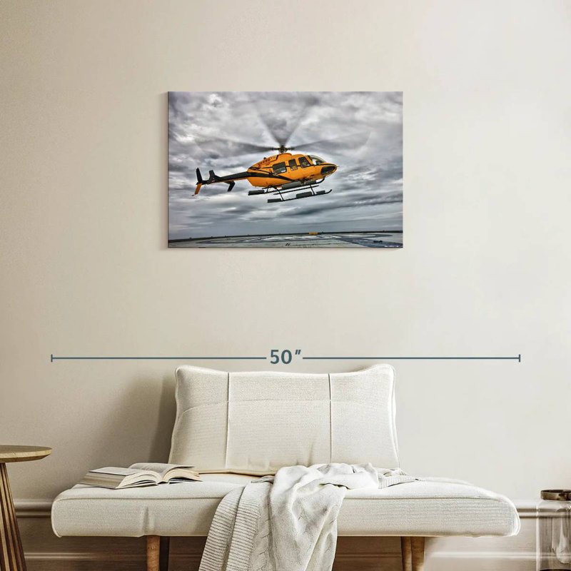 Hélicoptère Mehar Bell 407, H 20 po x l 30 po