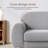 72.8" W Upholstered Loveseat-590119927
