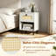 Set of 2 Rattan Nightstand