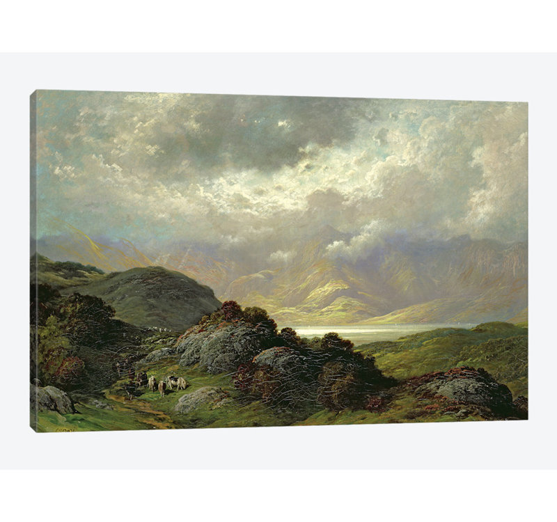 « gaélique landscape », impression sur toile, H 26 po x l 40 po x P 1,5 po