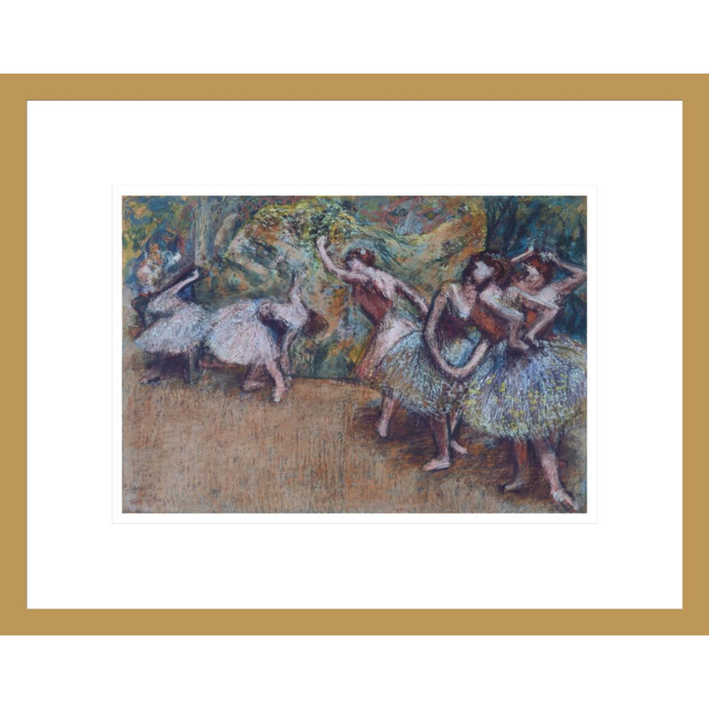 «Ballet Scene» par Edgar Degas, impression giclée sur cadre, H 13,26 po x l 16,75 po