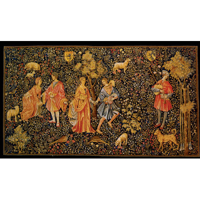 Blended Fabric the Dance Tapestry
