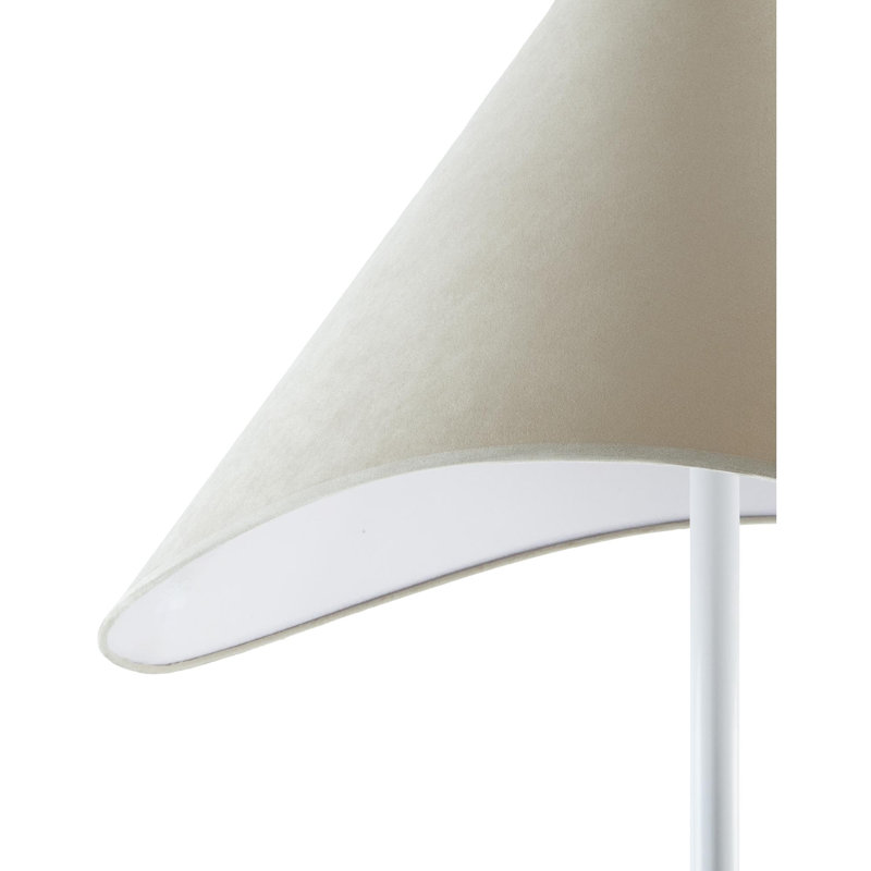Lampe sur pied Alsop, Crème