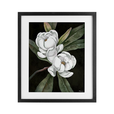 «Vintage Bay Magnolia», reproduction encadrée sous verre, conception de Paul Brent