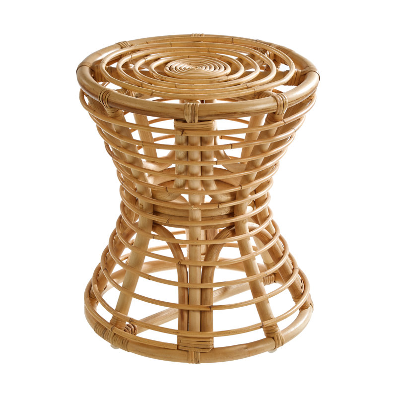 Berwyn Solid Wood Accent Stool, Natural