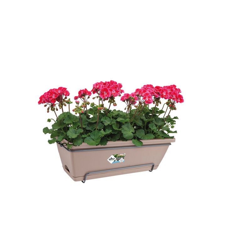 Barcelona Railing Planter, Taupe