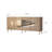 Elegant Console Table, Bronze & Gold, 70.9 x 31.5 x 15.7 inches | 100% MDF Construction, Thickness: 0.7 inches | Modern Glam Design for Home Decor, Stylish Storage Solution for Living Room & Entryway