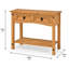 Shona 90cm Solid Wood Console Table
