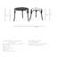 2 tables emboîtables Lumberton