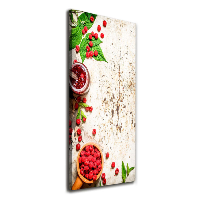 Raspberry Jam - Wrapped Canvas Print