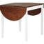 Space - Saving Expandable Folding Round Dining Table, Pine, Brown, Manual Height Adjustment, Ideal For Small Home Environments Pine Wood, American Style, Easy To Maneuver And Clean Up