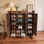 Meuble à chaussures d'entrée en noyer-288097204
