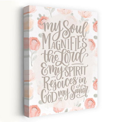 «My Soul» - Luc contemporain 146 «My Soul Magnalis The Lord Réjouissez-vous en Dieu», art