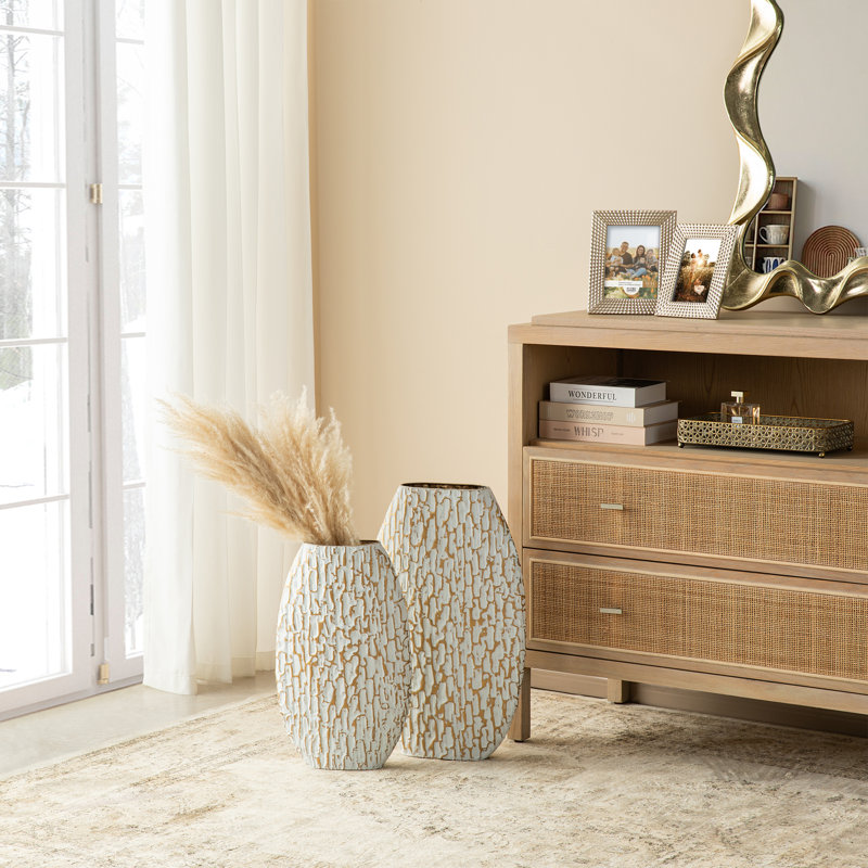 Vases de plancher en métal