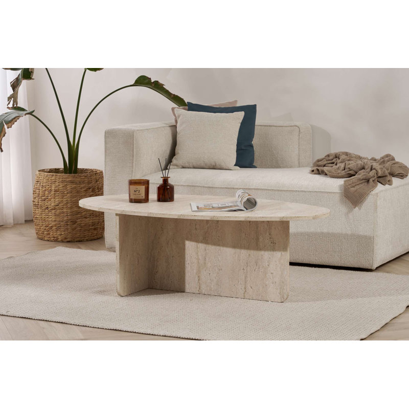 Tatjana Coffee Table, Travertine