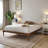 Galle, Turned Legs,  Full Platform Bed, Brown, 58.60'' W X 81.30'' L X 13.60'' H-1001976677