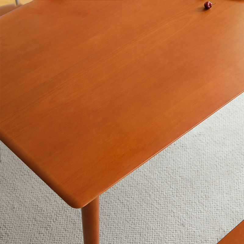 Brown Rectangular Solid Wood Dining Table, 29.53”H x 55.12”L x 31.5”W 