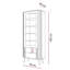 78 cm W Display Cabinet with Lighting