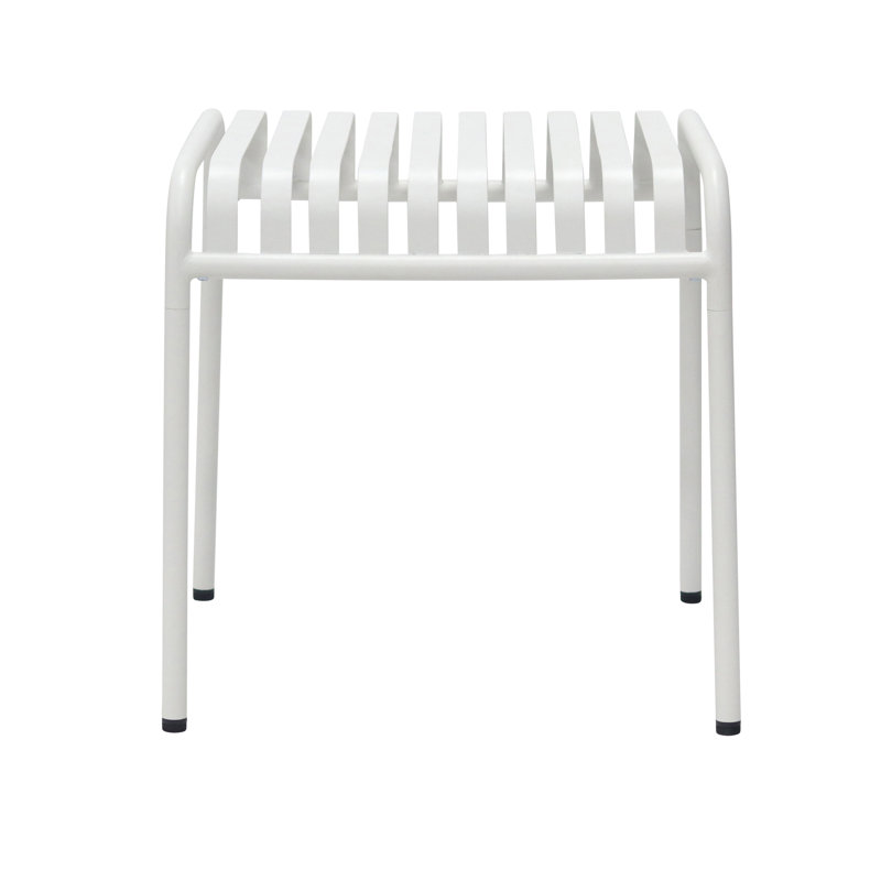 Table d'appoint Winchester, Blanc, Blanc