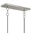 Jheni Five-Light Brushed Nickel Linear Chandelier-127380265