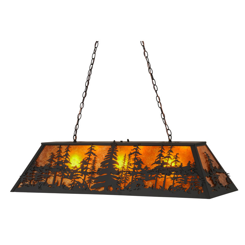 Doby 6 - Light Pendant, 43" H x 48" W x 17" D, Oil Rubbed Bronze