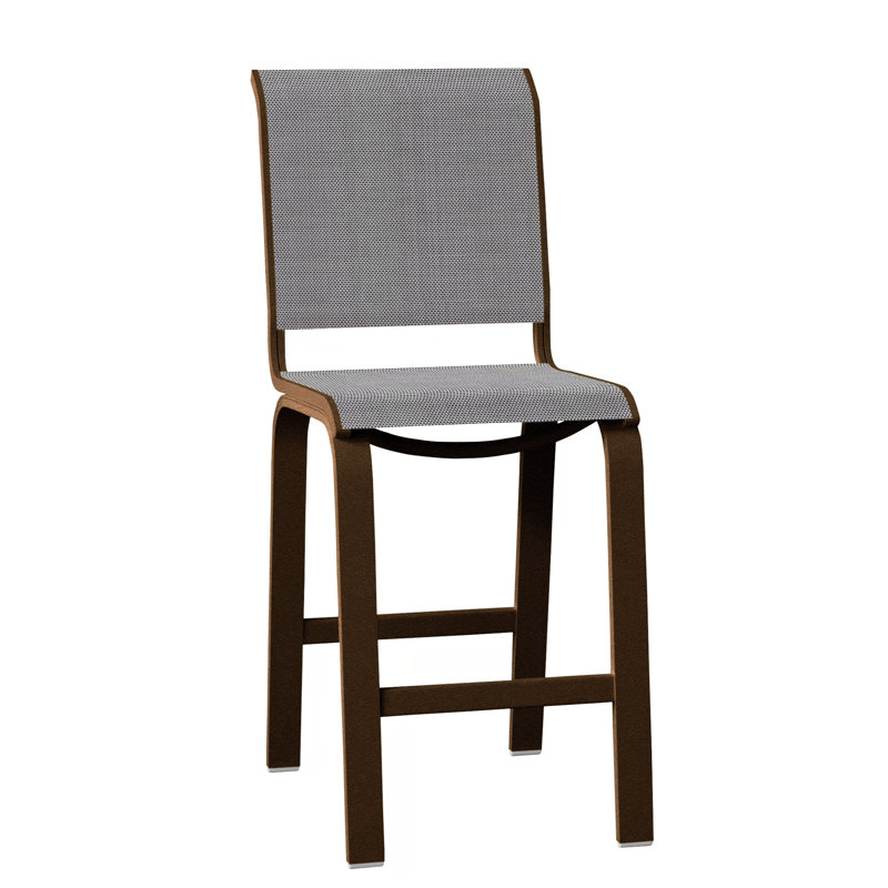 Tabouret de bar 26 po Holna, Kona texturé, Titane Sunbrella®