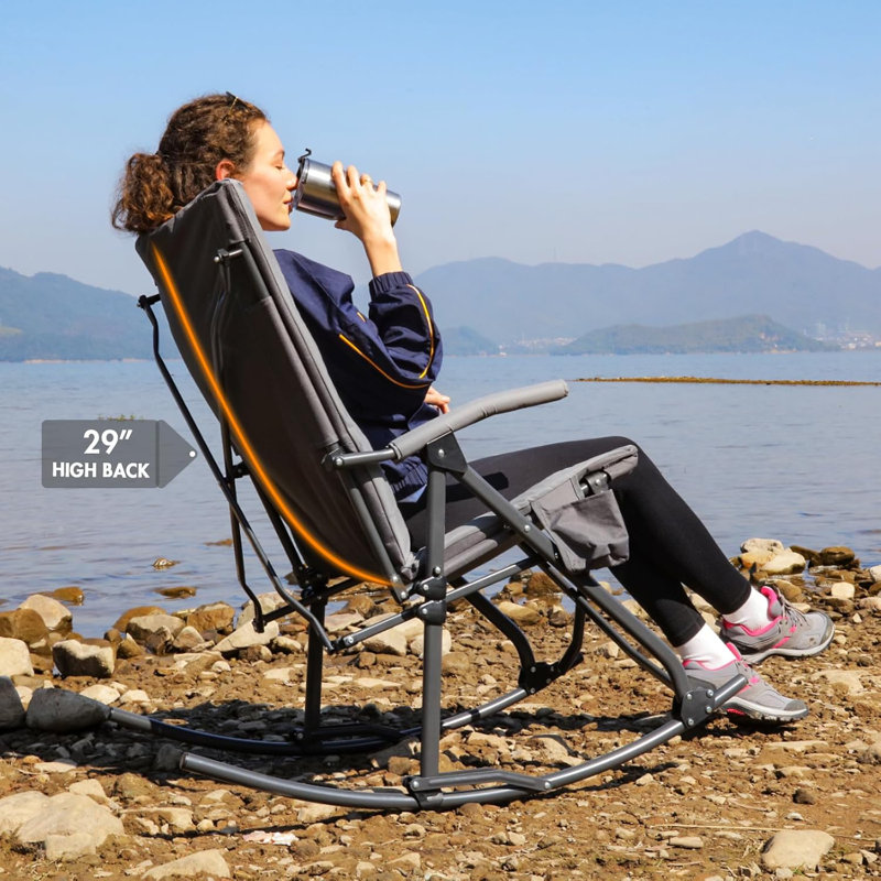 Chaise berçante pliante pliante et berçante