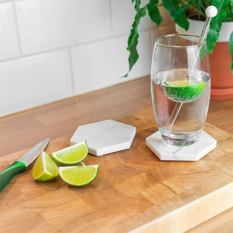 Stoneware 6 Piece Coaster Set