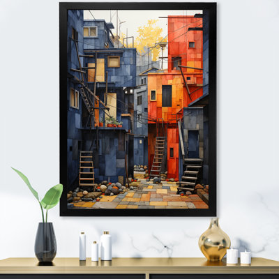 " Cityscape Alleyway Patchwork II "