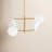 4 - Light Dimmable Modern Linear Chandelier-88144603-88144606
