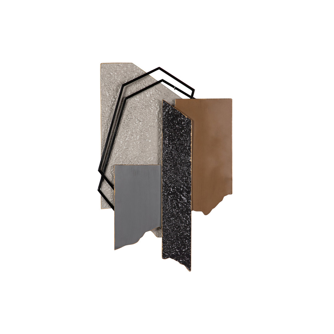 Abstract Wall Decor on Metal