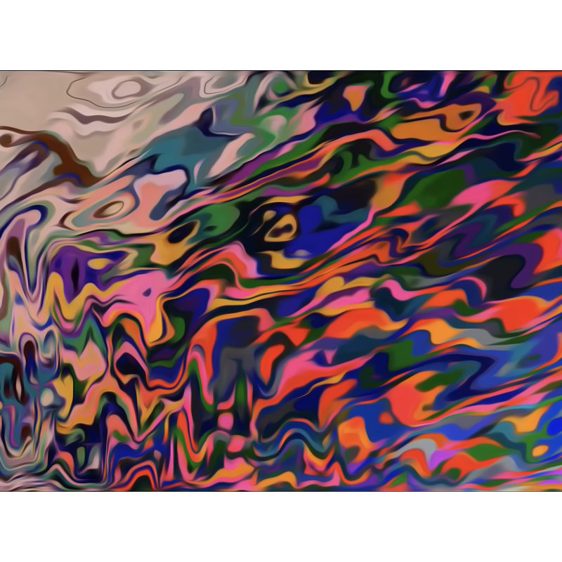 Ripley Believe It Or Swirl par Gabriel Boyajian - impression, 24" H x 30" W, Papier avec cadre noir