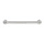 Barre d'appui en acier inoxydable poli Modern Classic 12 po ADA Finger Grip-124175785-124175786