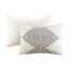 Édredon pour lit double / grand 4 pièces avec coussin décoratif. Noir / imprimé. Rembourrage. Composant d'inspiration mondiale. Impression de taille de textile lavable à la machine. 100%. .