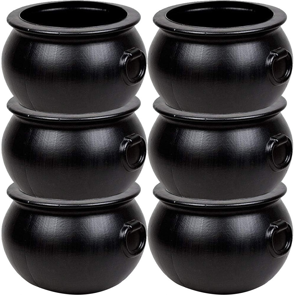 PMU Halloween Cauldron - Blow Mold Plastic Party Accessory - Candy ...
