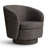 Modern Linen Swivel Barrel Accent Chair-156564187