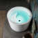 41'' x 41'' Freestanding Acrylic Round White Bathtub with Integrated Seat, Non-Slip Design