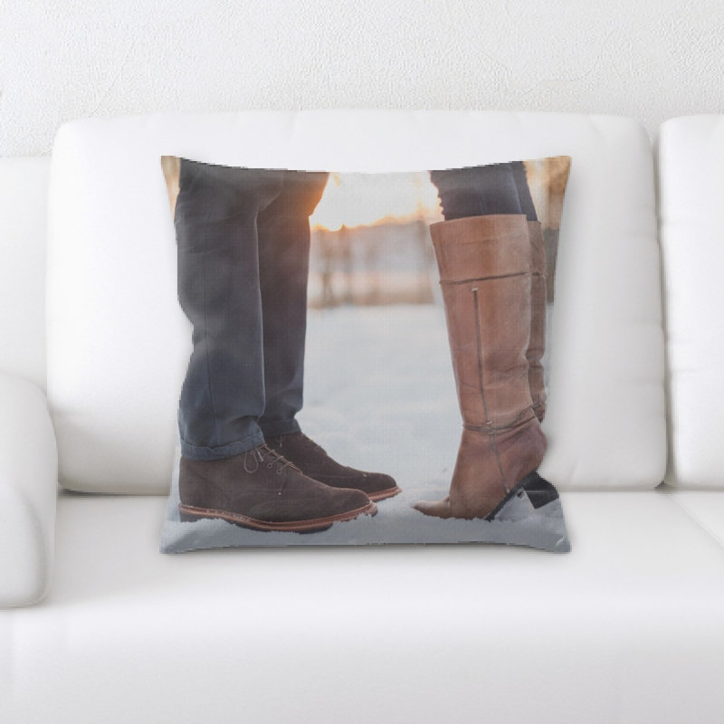 Coussin décoratif enpaire d’baisers