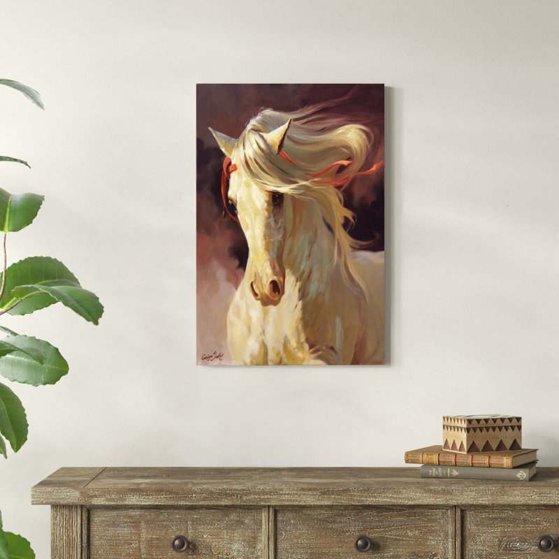 " Blanco " Painting Print, 30" H x 20" W x 1.25" D