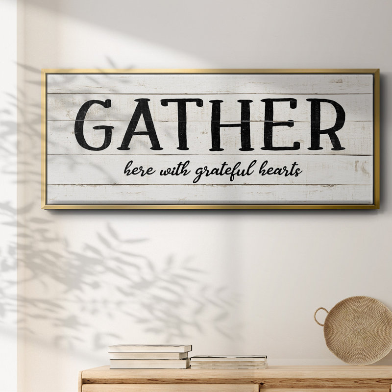 Gather - Toile encadrée, H 20 po x l 50 po