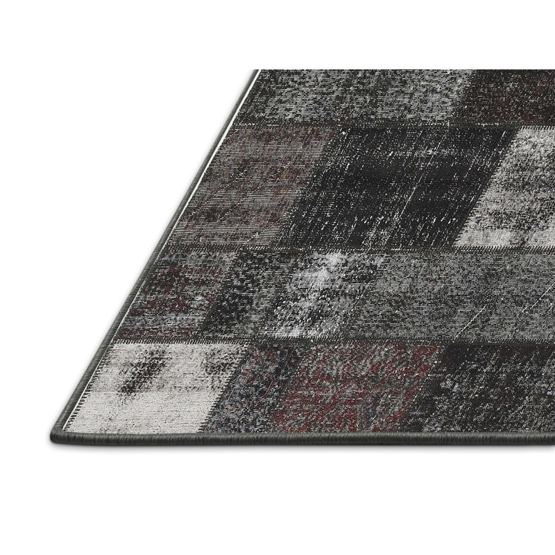 Tapis noir/gris, Rectangle 8 pi x 12 pi