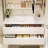 Modern simple white bathroom cabinet