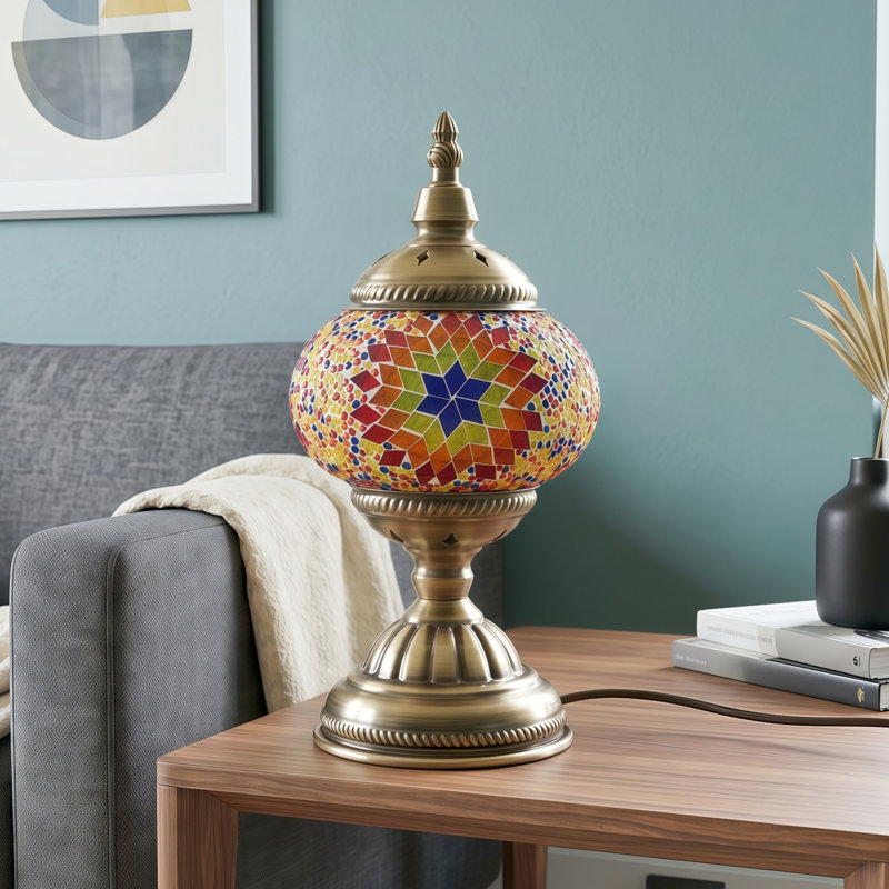 Lampe de table en verre Mosaic