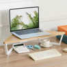 Latitude Run® 26 Inch Triangle Monitor Stand Riser, Desktop Corner ...