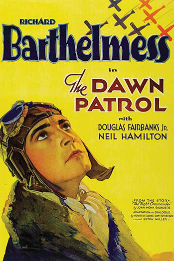 The dawn patrol-impression publicitaire, H 36 po x l 24 po x P 1,5 po