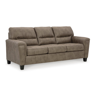 89'' Faux Leather Sleeper Sofa