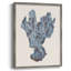 Reproduction encadrée Indigo Reef II - bois massif-1961075789