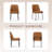Upholstered Parsons Side Chair Dining Chair-1334645780