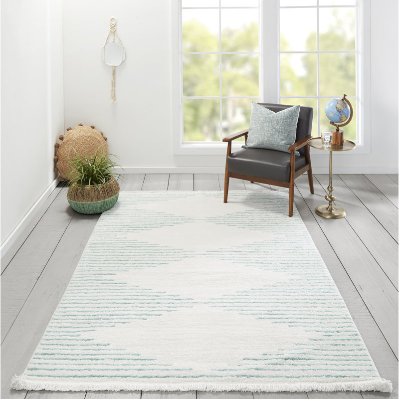 Geometric Indoor Rug, Rectangle 7'6" x 9'6"