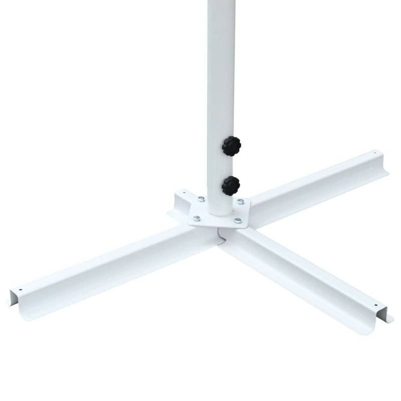 Auvent de patio rétractable en polyester l 120 po x P 120 po